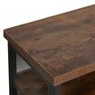 Bar Cabinet Buffet Sideboard Walnut