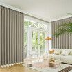 2XBlockout Curtains Chenille 240x250 Coffee