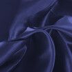 Silky Satin Quilt Cover Set Bedspread Blue Single