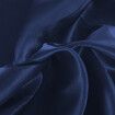 Silky Satin Sheets Fitted Flat Queen Blue