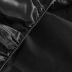 Silky Satin Sheets Fitted Flat Queen Black