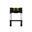 Multipurpose Aluminium Ladder Telescopic 2M Black 2 Meter