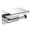 Toilet Paper Holder Roll Bath Tissue Silver