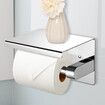 Toilet Paper Holder Roll Bath Tissue Silver