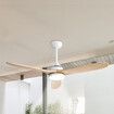 52'' Ceiling Fan LED Light DC Natural