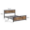 Metal Bed Frame Mattress Base Queen