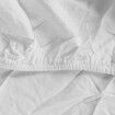 3pcs Sinigle Size 100% Bamboo Bed Sheet Set in White Colour Single