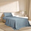 3pcs Sinigle Size 100% Bamboo Bed Sheet Set in Grey Colour Single