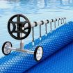 Aqua Buddy Pool Cover 600 Micron 7x4m w/ Roller 4m Swimming Pools Solar Blanket