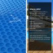Aqua Buddy Pool Cover 600 Micron 6.5x3m w/ Roller 4m Swimming Pools Solar Blanket