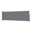 Instahut Side Awning Sun Shade Outdoor Blinds Retractable Screen 1X3M Grey