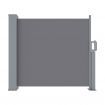 Instahut Side Awning Sun Shade Outdoor Blinds Retractable Screen 1X3M Grey