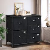Chest of 5 Drawers Storage Cabinet