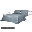 4pcs Double Size 100% Bamboo Bed Sheet Set in Grey Colour