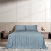 4pcs Double Size 100% Bamboo Bed Sheet Set in Grey Colour