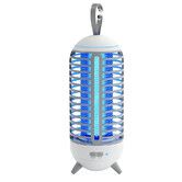 Cordless Bug Zapper Outdoor and Wireless Mosquito Zapper Portable Camping Fly Trap 2500mAh Electric Ideal for Traps (White)