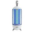 Cordless Bug Zapper Outdoor and Wireless Mosquito Zapper Portable Camping Fly Trap 2500mAh Electric Ideal for Traps (White)