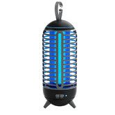 Cordless Bug Zapper Outdoor and Wireless Mosquito Zapper Portable Camping Fly Trap 2500mAh Electric Ideal for Traps (Black)