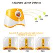 Automatic Ball Launcher for Small and Medium Dogs, Indoor and Outdoor Tennis Ball Thrower, 6PCS Mini Tennis Balls,Orange