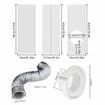 Dryer Accessory Clothes Dryer Vent Parts Clothes Connector Fittings Indoor Dryer Vent Kit Window Duct Parts Accessories