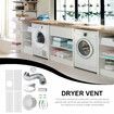 Dryer Accessory Clothes Dryer Vent Parts Clothes Connector Fittings Indoor Dryer Vent Kit Window Duct Parts Accessories