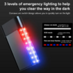 3-in-1 Car Emergency Tool Safety Hammer LED Light Seat Belt Cutter Window Breaker