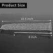 12 Pieces Lint Traps Washing Machine Stainless Steel Lint Snare Traps Laundry Mesh Washer Hose Filter with 12 Pcs Cable Ties