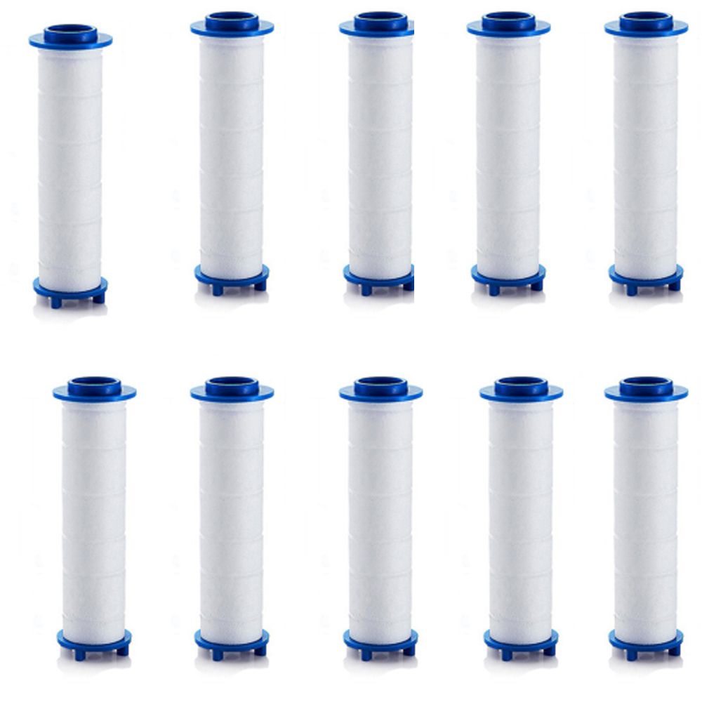 10Pcs Shower Filter for Handheld Shower Head, Replacement Filters for Hard Water Remove Chlorine and Harmful Substances