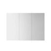 Bathroom Mirror Cabinet Vanity Medicine Shaving Storage Organiser Wall Cupboard Bath Toilet Shower Shelves Furniture Organizer 3 Doors Black