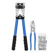 Crimping Tool Pliers Cable Plug Electrical Battery Terminal Wire Lug Hex Crimper Rope Cutter 10 AWG 6 to 50 Square Metres Repairing Tool Kit