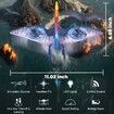Pterosaur Flying Remote Control Toy for Kids, Headless Mode, LED Light, Perfect Birthday Christmas Gift, One Key Start, Speed Adjustment