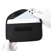 Faraday Bags For Car Keys and Cell Phone, Signal Blocking Key Pouch, Anti theft Car Protection, Cell Phone Keyless Entry Fob Signal Blocking Pouch, 1 Pcs