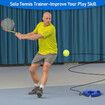 Tennis Training Aids Base With Elastic Rope Ball Practice Self-Duty Rebound Tennis Trainer Partner Device