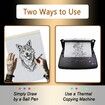 3mm Tattoo Practice Skins Kit,Includes 3PCS 3mm Soft Silicone Double Sides 7.4x5.6In Tattoo Fake Skin and 10PCS Tattoo Transfer Paper