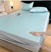 120*200cm 2p Set Wrap Around Bedding Mat Summer Cool Feeling Silky Pillow Case Bean-shaped massage Breathable Antibacterial Foldable Washable