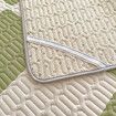150*200cm 3p Set Latex Bedding Mat  Summer Cool Silky Pillow Case  Breathable Antibacterial Foldable Washable Kids Gift