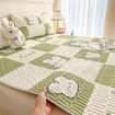 90*200cm 2p Set Latex Bedding Mat  Summer Cool Silky Pillow Case  Breathable Antibacterial Foldable Washable Kids Gift