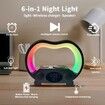 Night Light Bluetooth Speaker, Wireless Charging Speaker, Best Birthday Ideas for Teenagers, Applicable for Bedroom
