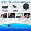 Portable CD Player Bluetooth,Rechargeable CD Player with Speakers and Headphones,Small CD Player for Car Plug in with Anti-Skip Protection