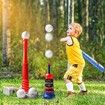 Outdoor Sports Interactive Telescopic Baseball Adjustable Transmitter Training Set Sports Toys for Kids