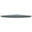 Corner Shelves 2 pcs with Chrome Supports Glass Black 25x25 cm