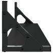 Wall Shelves 2 pcs Black 60x15x15.5 cm