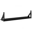 Wall Shelves 2 pcs Black 60x15x15.5 cm