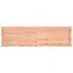 Wall Shelf Light Brown 140x40x(2-4) cm Treated Solid Wood Oak