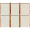 3-Panel Room Divider Light Grey 210x180 cm