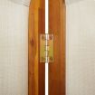 3-Panel Room Divider Light Grey 210x180 cm