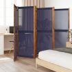 6-Panel Room Divider Dark Blue 420x180 cm