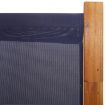 6-Panel Room Divider Dark Blue 420x180 cm