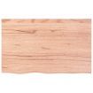 Wall Shelf Light Brown 80x50x(2-6) cm Treated Solid Wood Oak