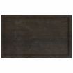 Wall Shelf Dark Brown 100x60x(2-6) cm Treated Solid Wood Oak